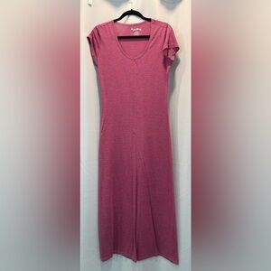 Just Love Pink and Gray Maxi Dress